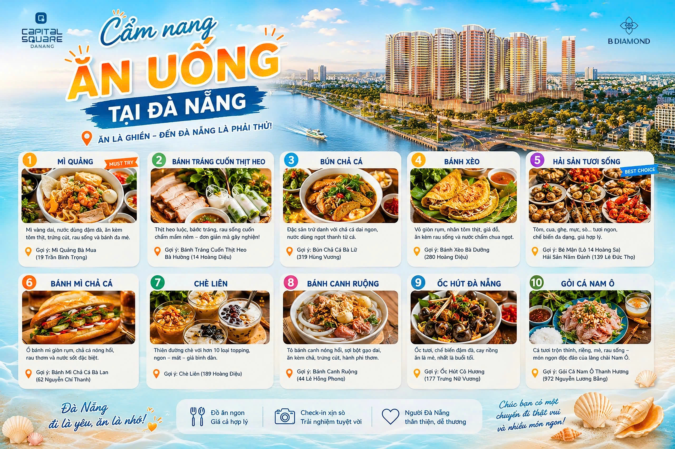 ẨM THỰC ĐÀ NẴNG: TOP 10 MÓN NGON NHẤT ĐỊNH PHẢI THỬ KHI ĐẾN THÀNH PHỐ BIỂN